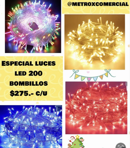 Especial luces led 200 bombillos