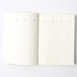 MUJI Weekly Schedule Notebook A5