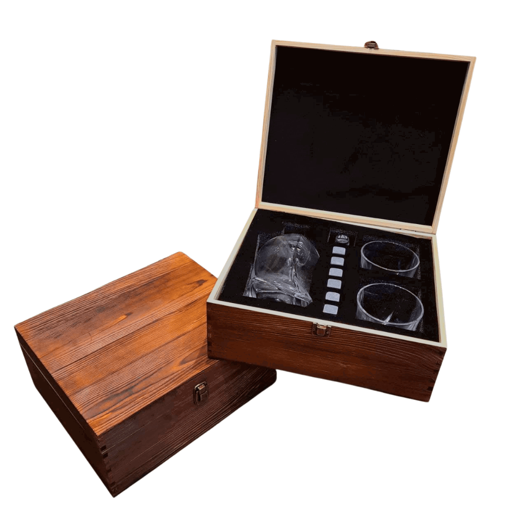 NOMAD Duo Glass With Decanter And Stone Ice Set