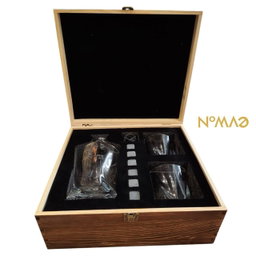 NOMAD Duo Glass With Decanter And Stone Ice Set