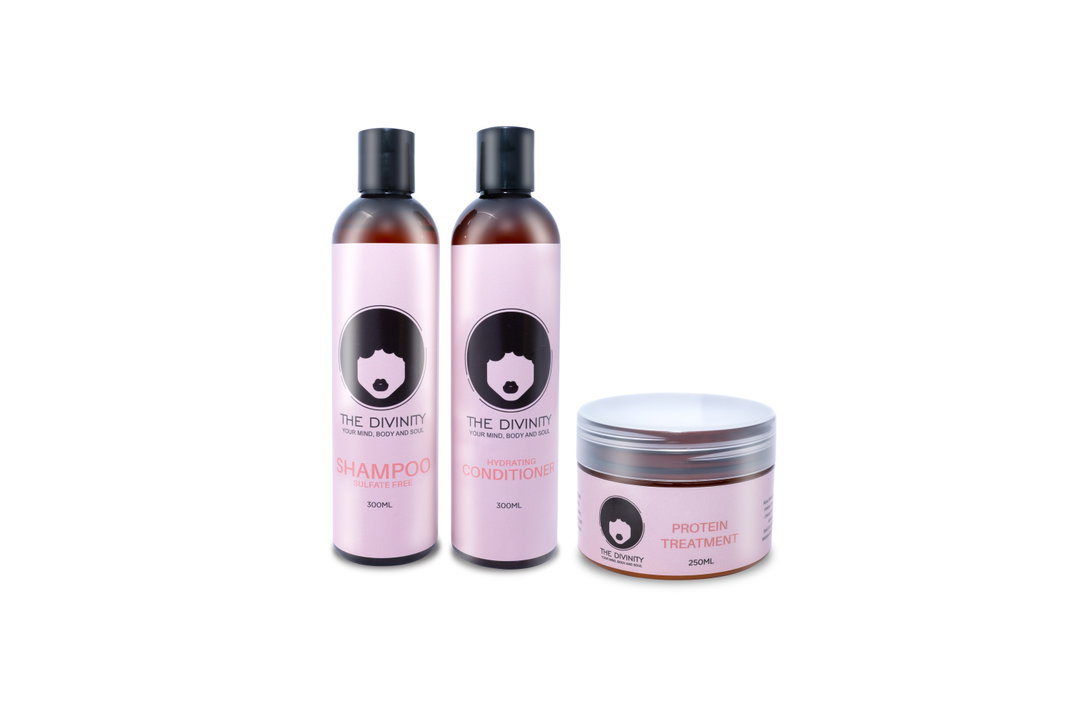 Shampoo, Conditioner and Treatment