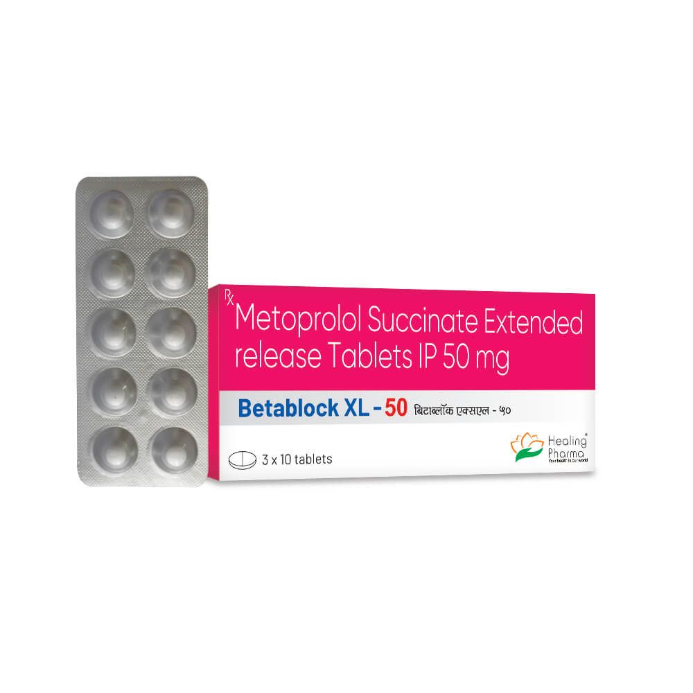 Metoprolol Succinate Extended Release Tablets IP 50mg