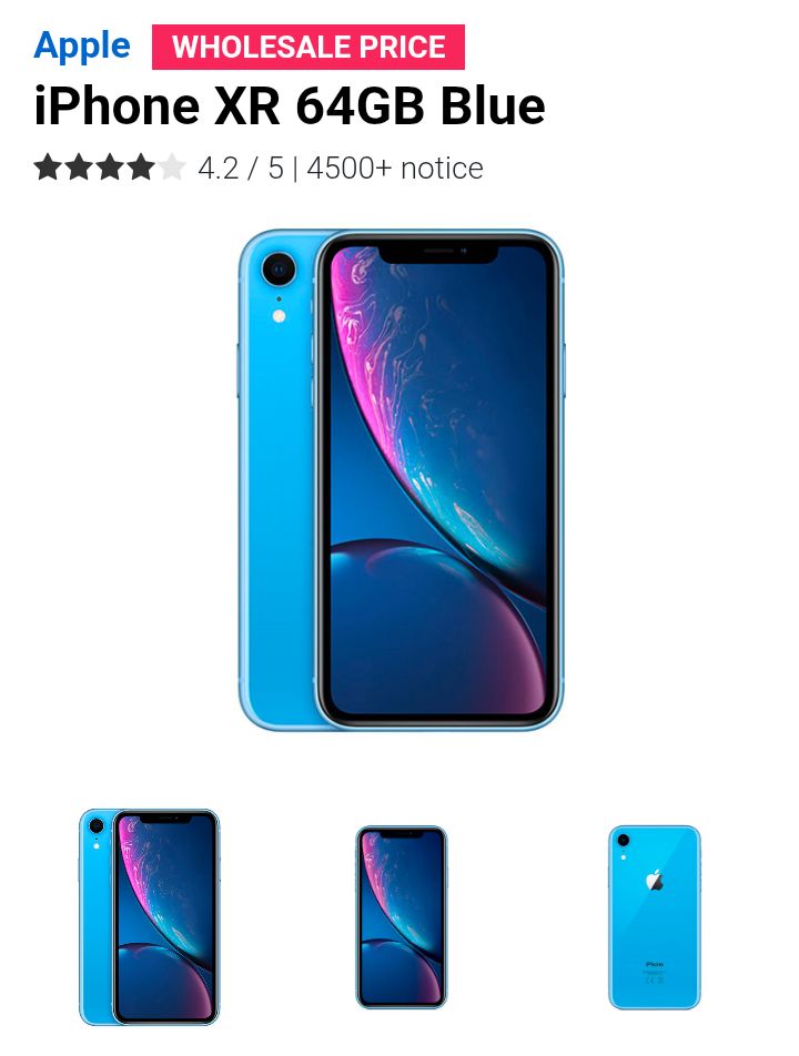 iPhone XR 64GB Blue