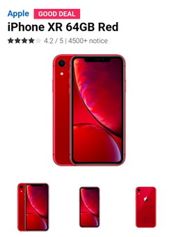 iPhone XR 64GB Red 
