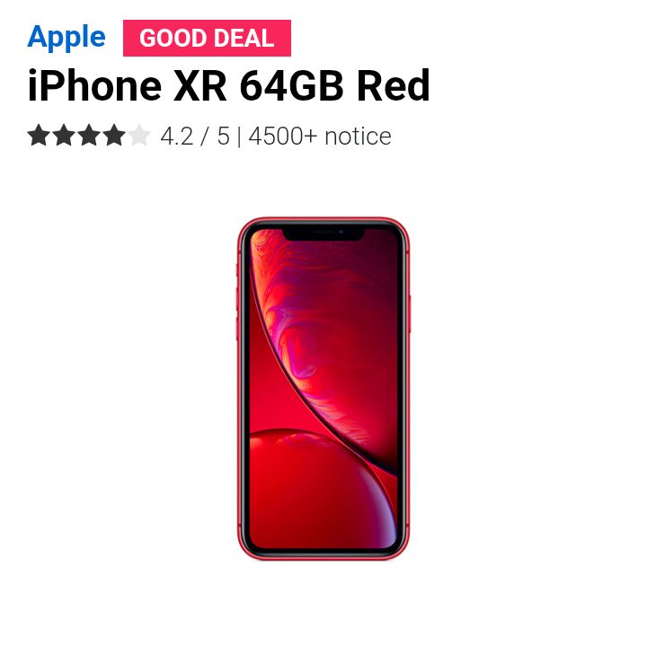iPhone XR 64GB Red _2
