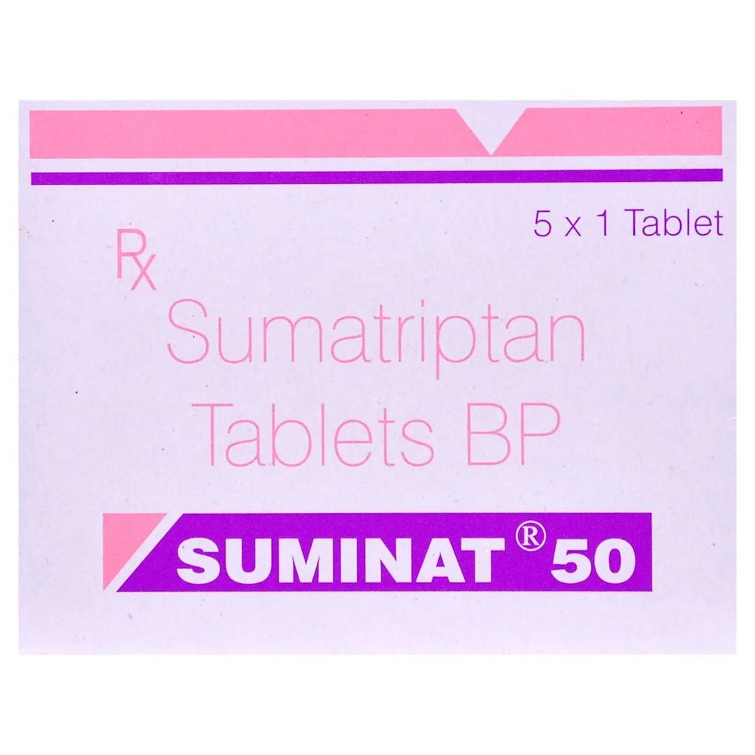 Sumatriptan 50mg Tablet
