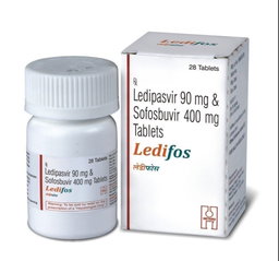 Ledipasvir 90mg& Sofosbuvir 400mg Tablets