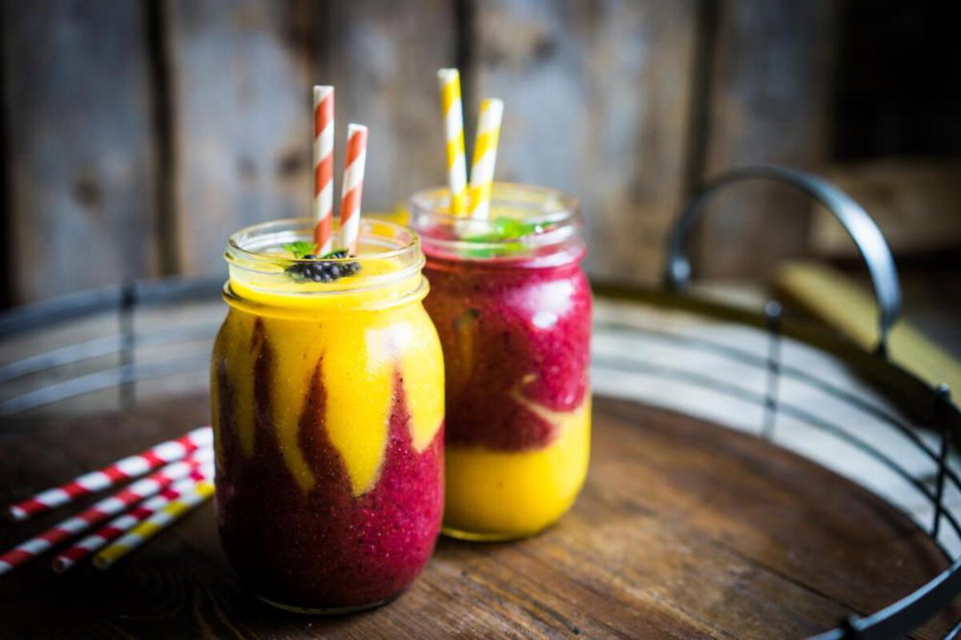 Mixed Berry Mango Smoothie