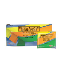 Senna Leaves Herbal Biofit Tea - 30 Teabags 