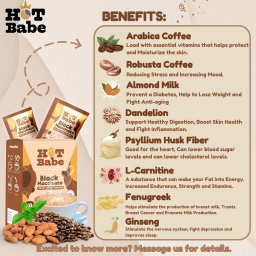 Hot Babe Black Macchiato Coffee - 10 Sachets