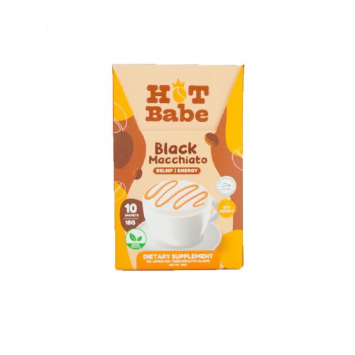 Hot Babe Black Macchiato Coffee - 10 Sachets