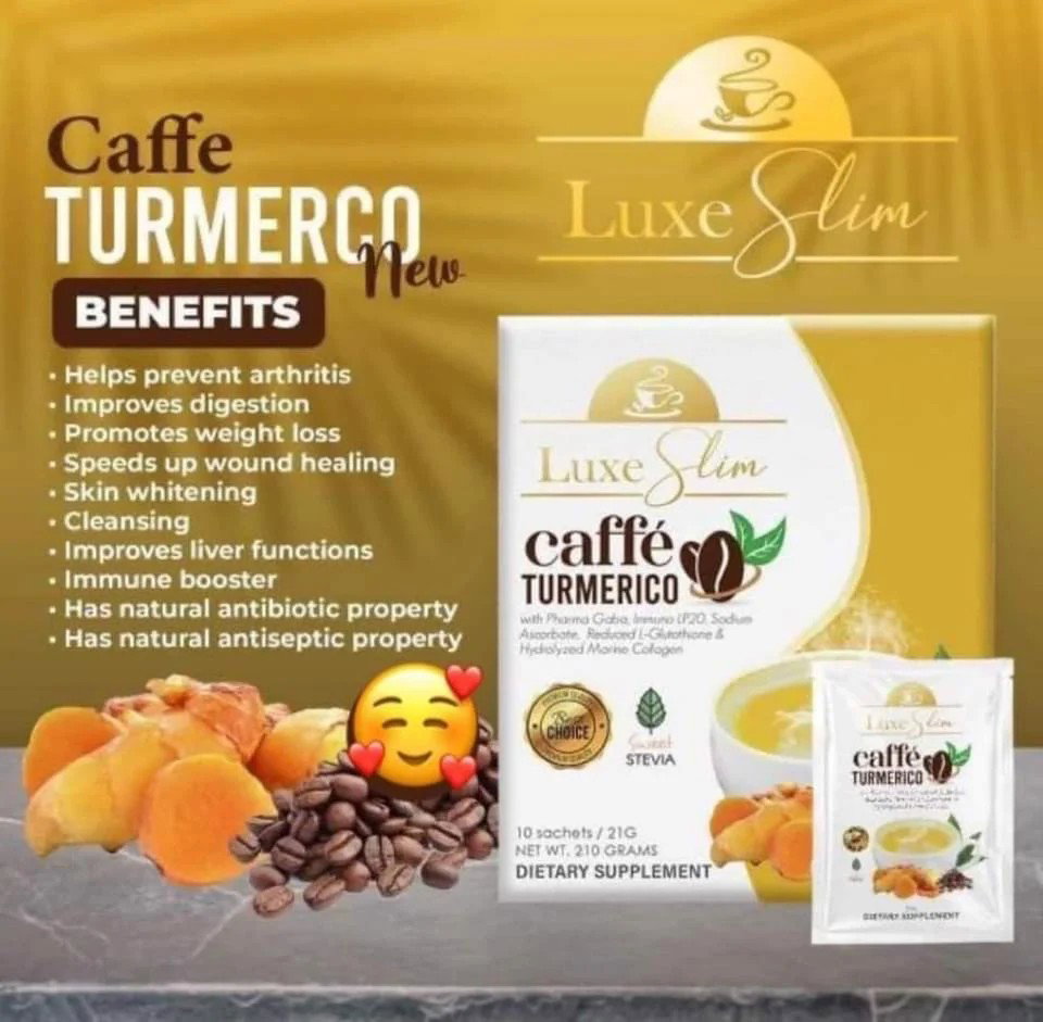 Luxe Slim Caffè Turmerico - 10 Sachets_1