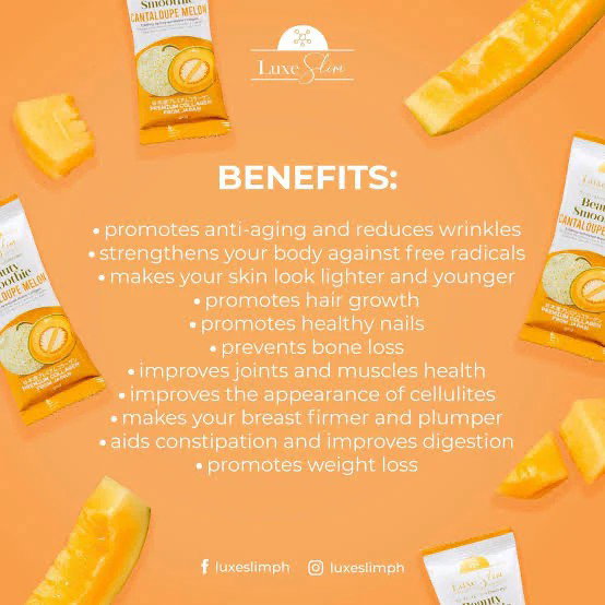 Luxe Slim Cantaloupe Melon Beauty Smoothie - 10 Sachets_1