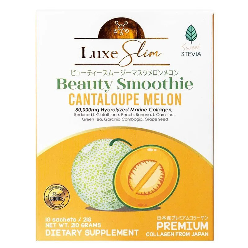 Luxe Slim Cantaloupe Melon Beauty Smoothie - 10 Sachets_0