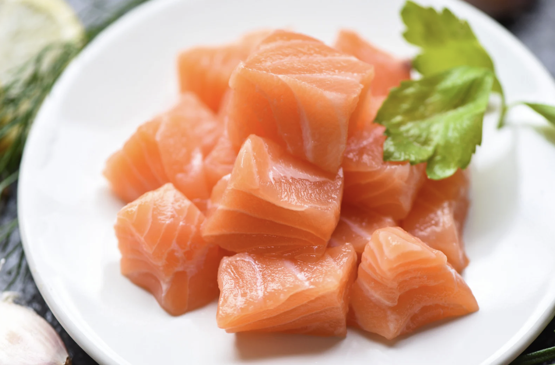 [Limited Time Offer] Marinated Salmon Cubes (500g)