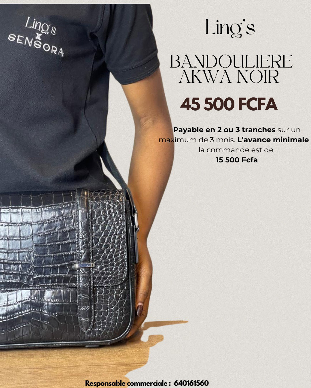 Bandoulière Akwa noir_0
