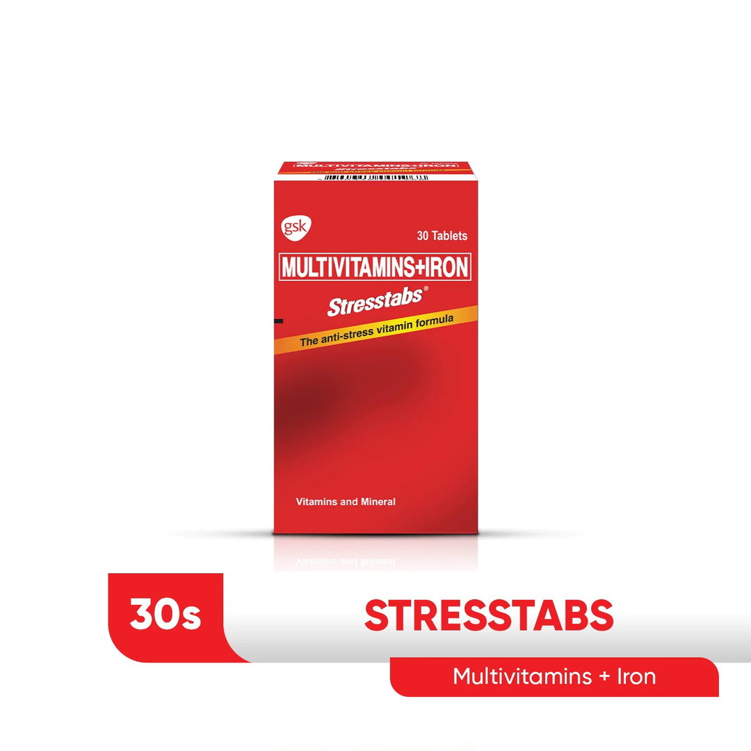 Stresstabs Multivitamins + Iron -30 Tablets