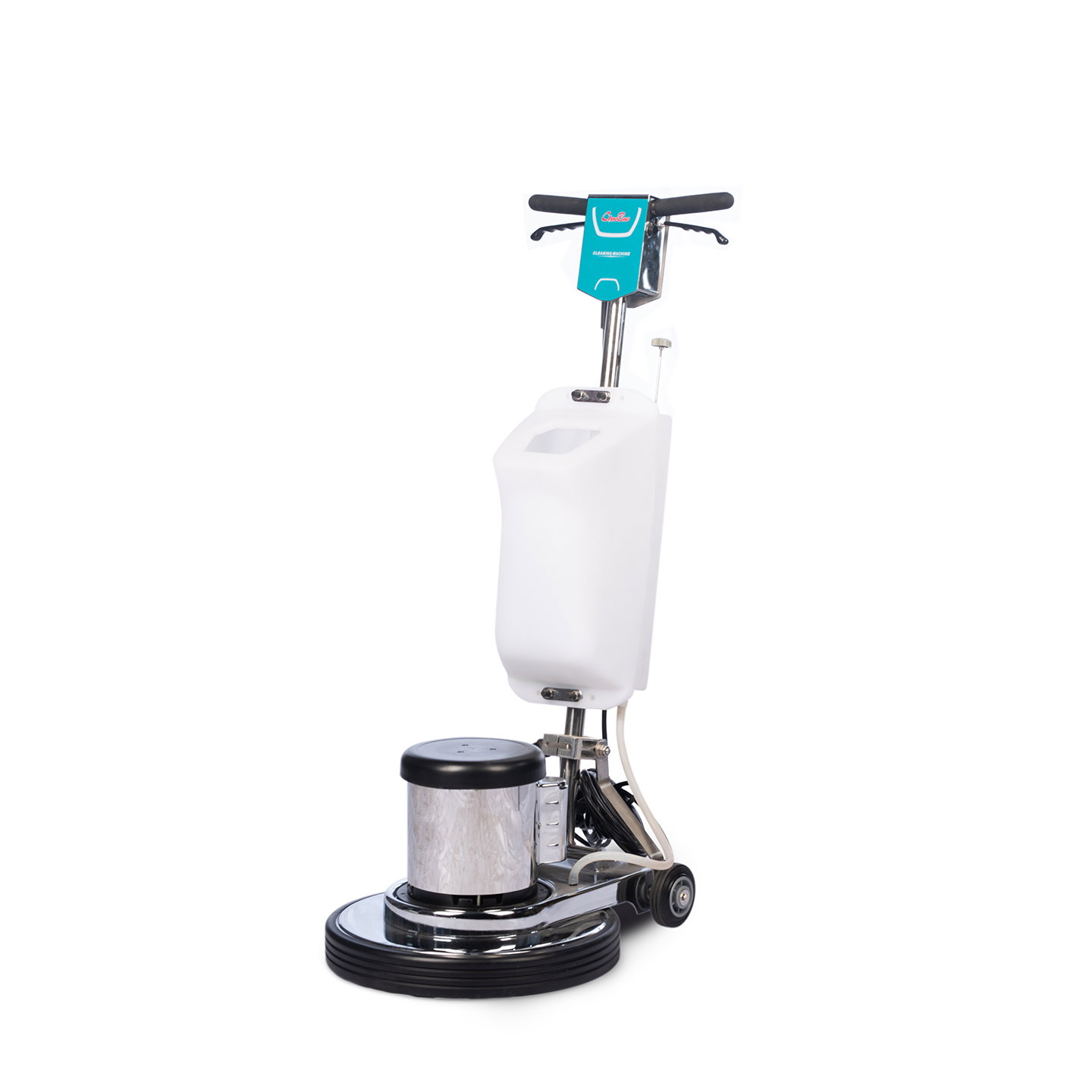 Scrubbing Machine 18" with 9 Brushes (4 Soft + 4 Hard + Pad)_0