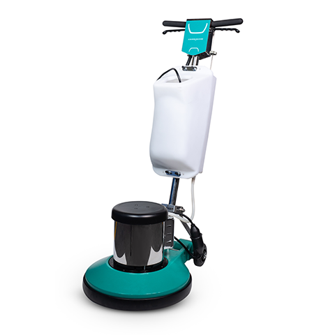 Scrubbing Machine 16" with 9 Brushes (4 Soft + 4 Hard + Pad)