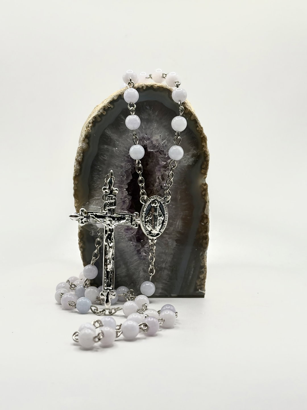 Rosario de Jade Angelita 6mm