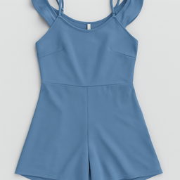 Enterizo azul celeste con tirantes de lazo - Size S/M