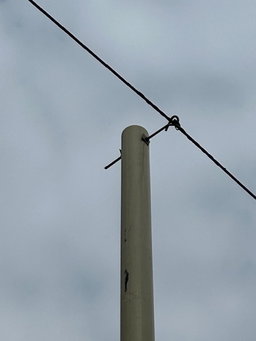 128mm diameter 8m long light duty pole (4mm wall thickness for inland areas) 