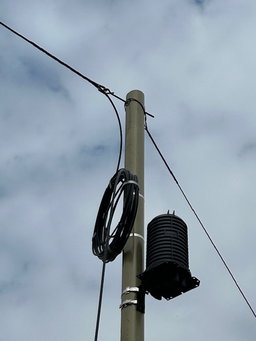 128mm diameter 8m long heavy duty pole (6mm wall thickness for coastal areas)