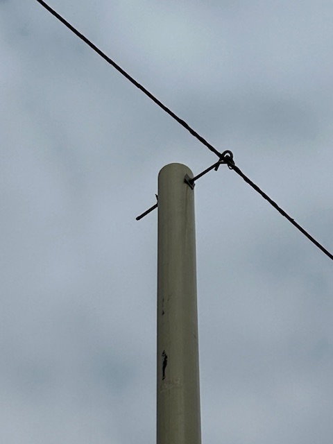 128mm diameter 7m long light duty pole (4mm wall thickness for inland areas) 