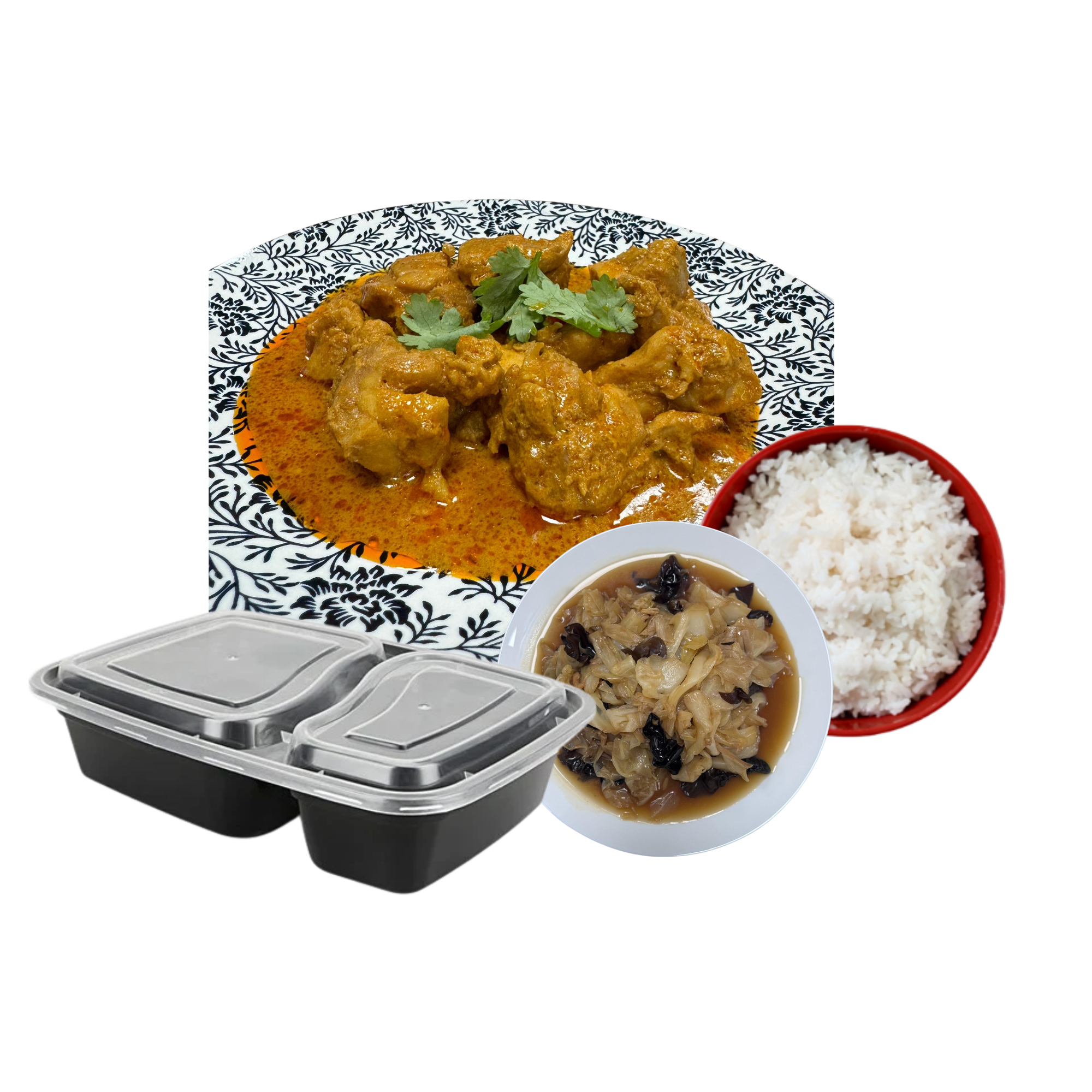 Chicken Rendang Bento_0