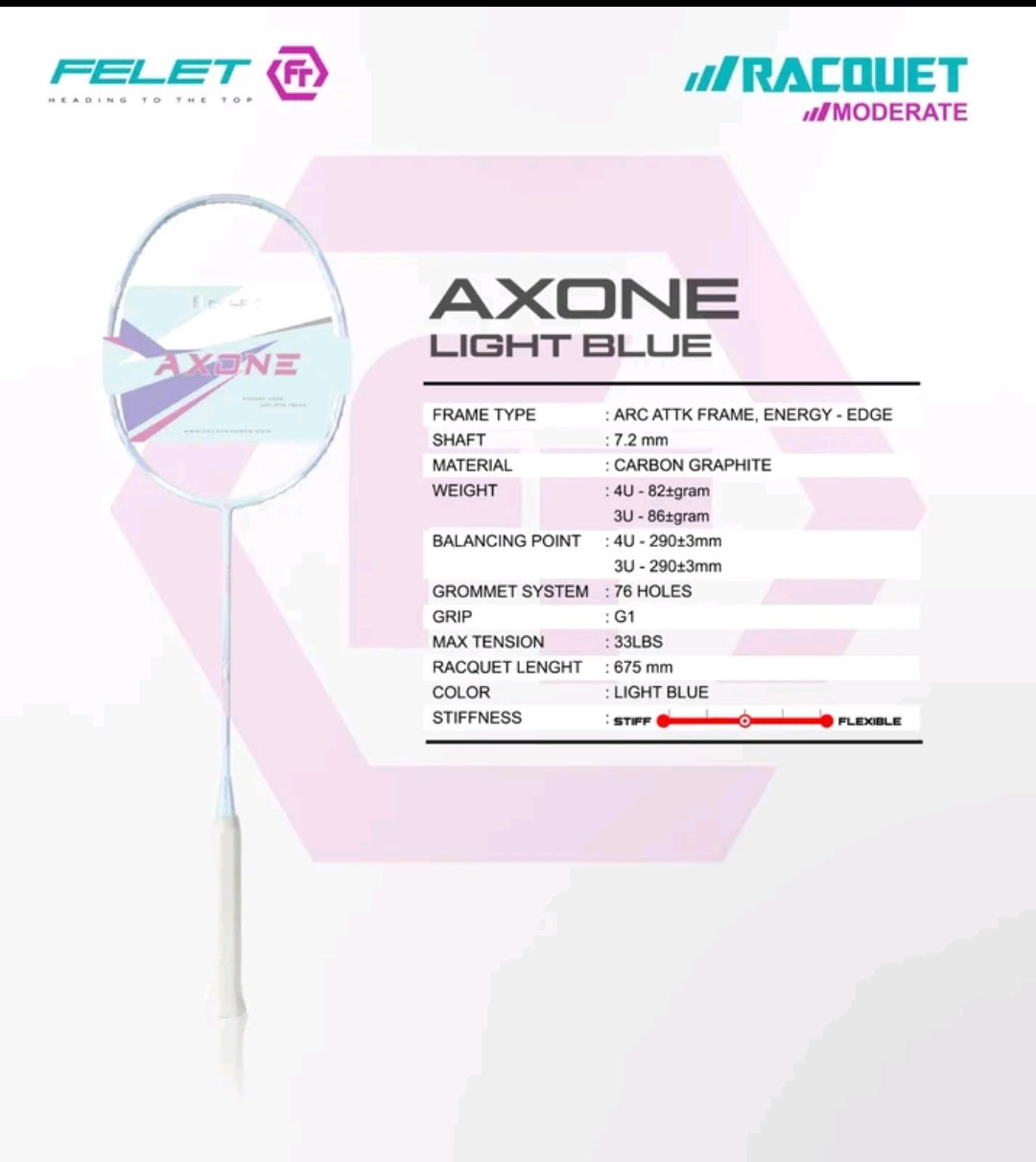 FELET AXONE BADMINTON RACQUET _4