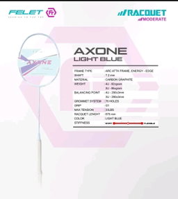 FELET AXONE BADMINTON RACQUET 