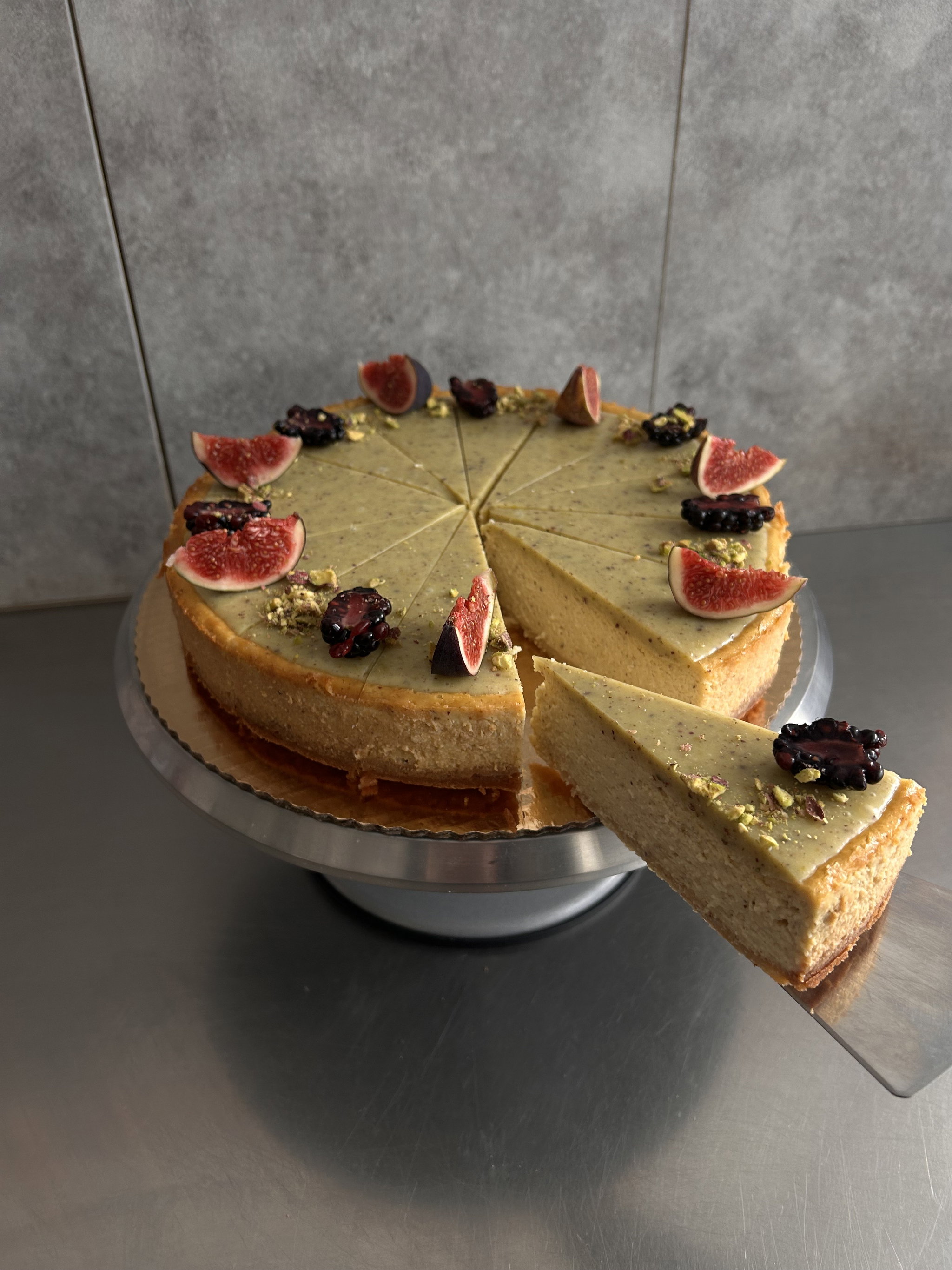 Pistáciový cheesecake, 12-16 porcíí_0