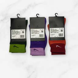 [10001] - 3 Pairs Men's Cotton Blend High-Cut Crew Socks – Versatile, Breathable & Everyday Comfort 