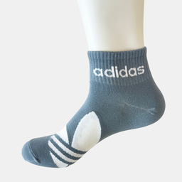 [10002] - 3 Pairs Men's Cotton Blend Crew Socks – Soft, Breathable & Everyday Comfort 