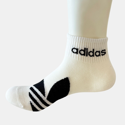 [10003] - 5 Pairs Men's Cotton Blend Crew Socks – Breathable, Everyday Comfort & Neutral Tones 