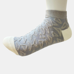 [10008B] - 5 Mixed Pairs Women's Cotton Blend Low-Cut Ankle Socks – Breathable, Minimal & Everyday Comfort