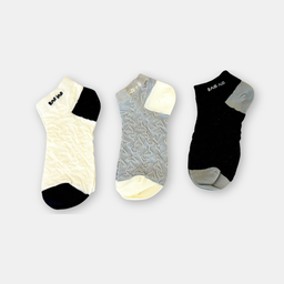 [10008B] - 5 Mixed Pairs Women's Cotton Blend Low-Cut Ankle Socks – Breathable, Minimal & Everyday Comfort