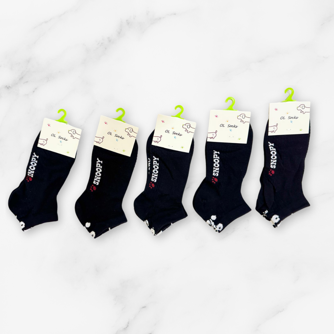 [10010] - 3 Pairs Women's Cotton Blend Low-Cut Ankle Socks – Breathable, Casual & Everyday Comfort_3
