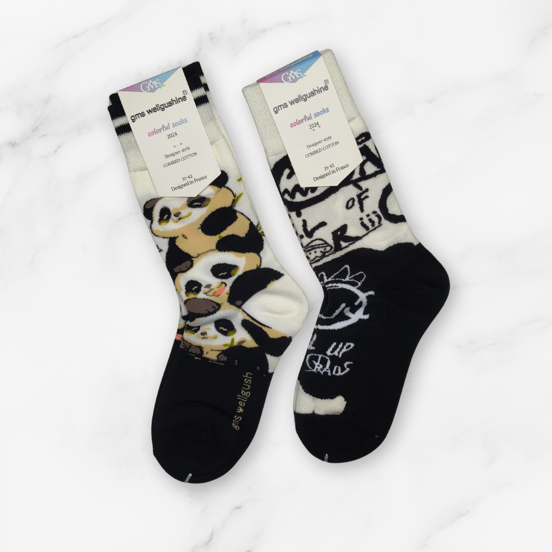 [10018] - 2 Pairs Men's High-Cotton High-Cut Crew Socks – Breathable, Soft & Everyday Comfort _4