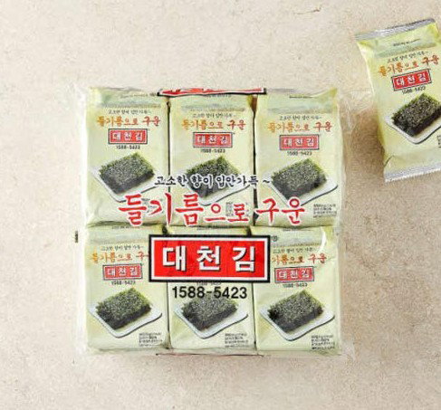 들기름으로구운 대천김 perilla oil seaweed 4g*12/PKT_2