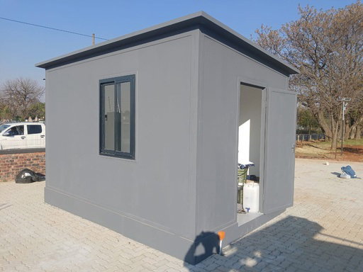 Guard House Pod with toilet & basin (4m x 2.5m)