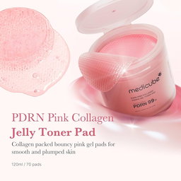 Medicube PDRN Pink Collagen Toning Gel Toner Pads - 70 pads