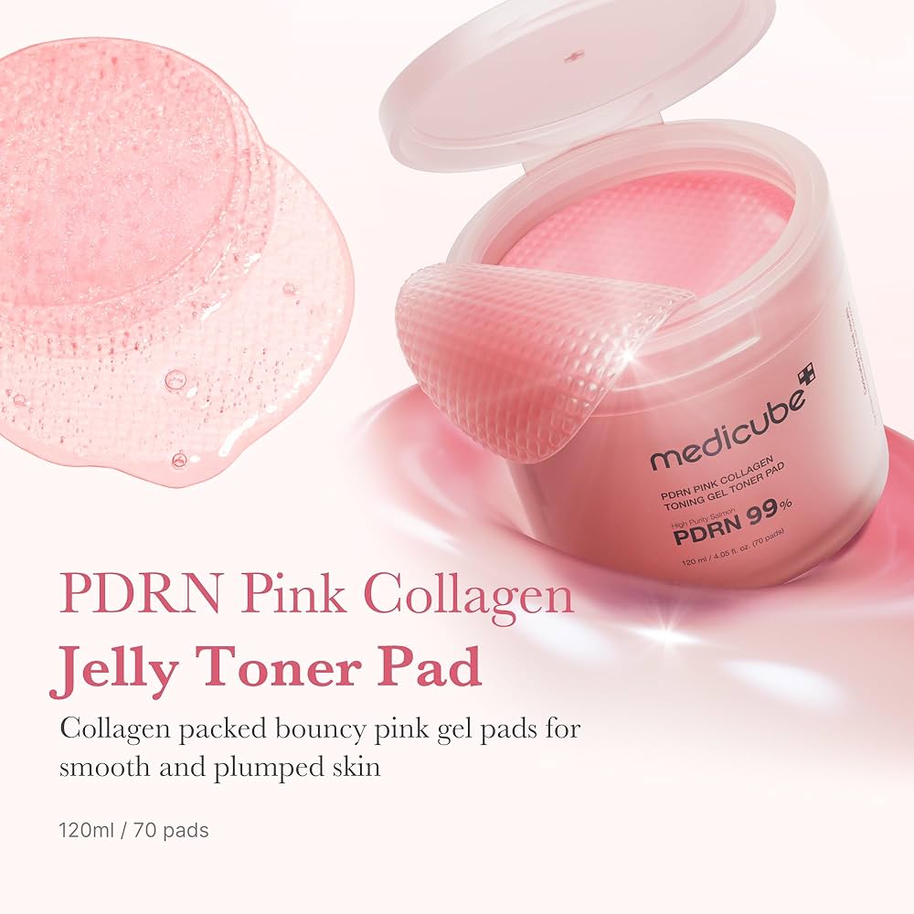 Medicube PDRN Pink Collagen Toning Gel Toner Pads - 70 pads_2