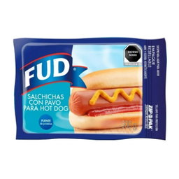 Salchicha con Pavo para Hot Dog Fud 500g 