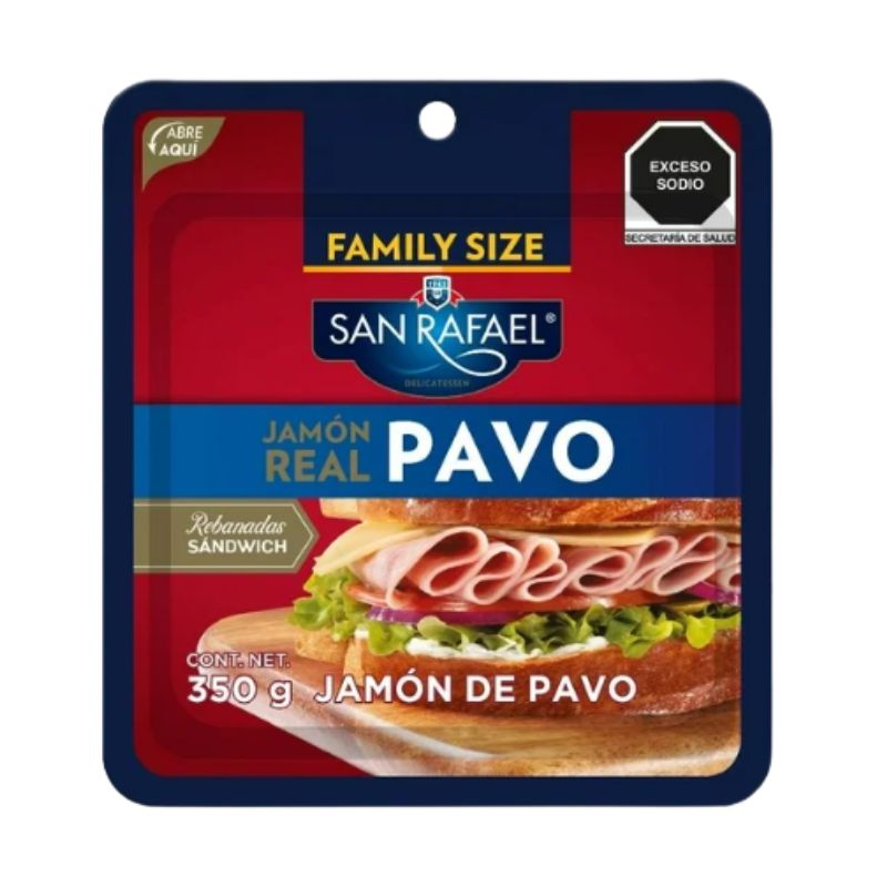 Jamón Real de Pavo San Rafael 350g