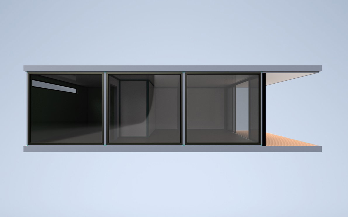 Single bedroom en-suite luxury Pod (7.4m x 5m)