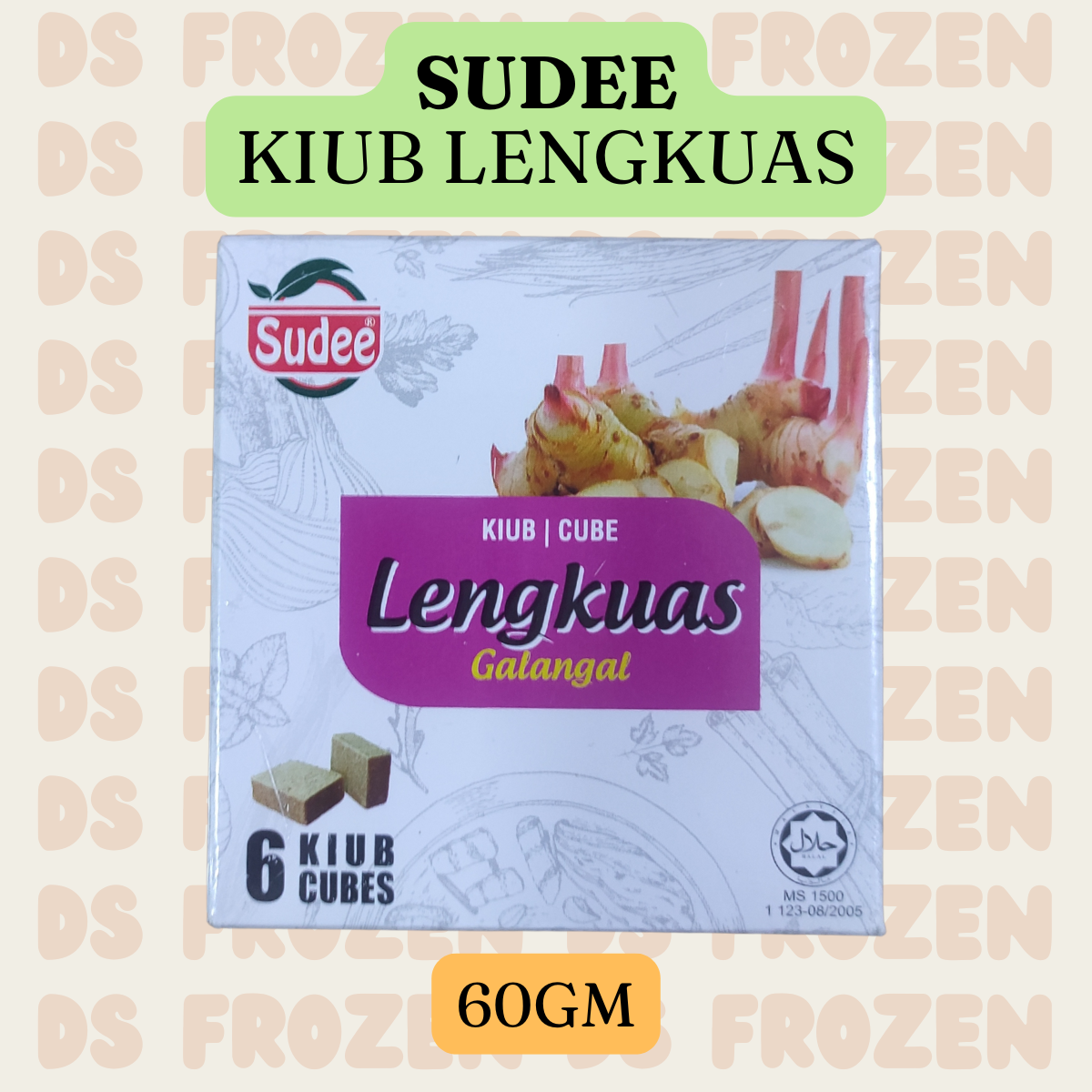 SUDEE CUBE LENGKUAS (60GM )_0