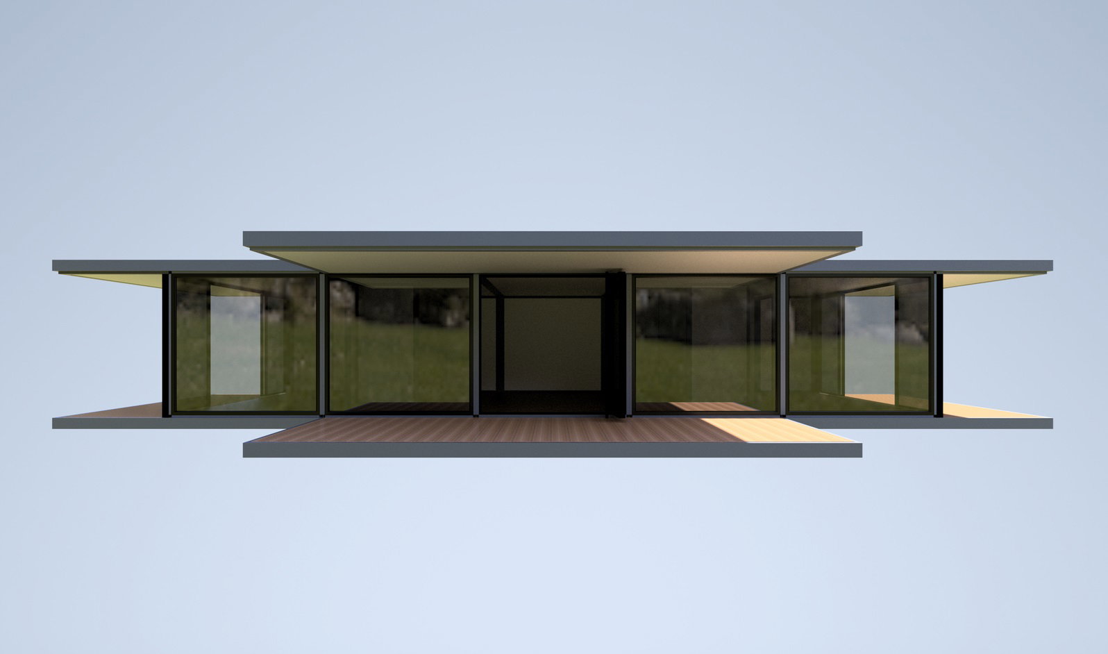 Two bedroom en-suite luxury Pod (14m x 5m)