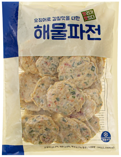 해물파전 Seafood pancake 1kg _4