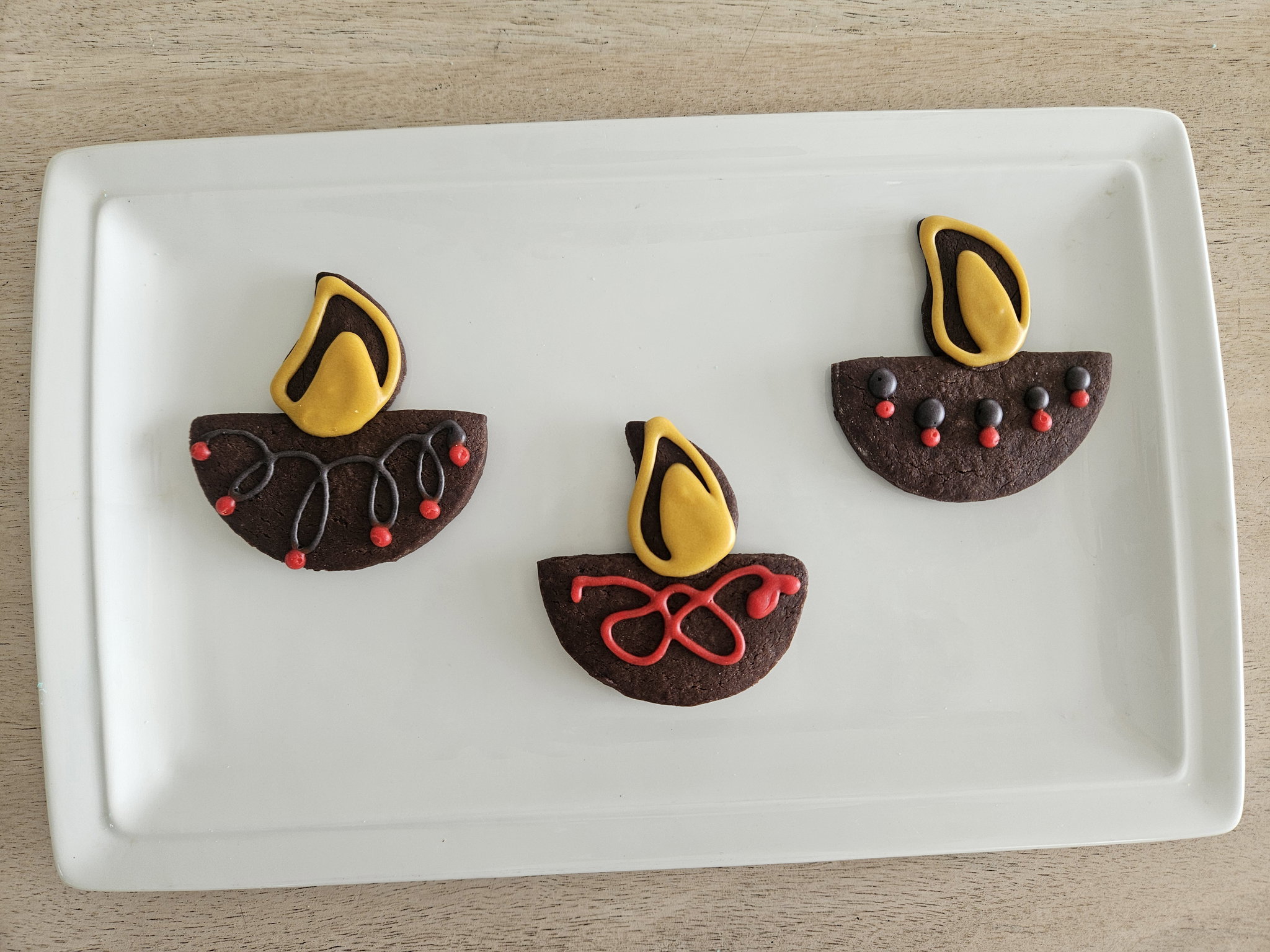 Diwali (diyas) Cookies_4